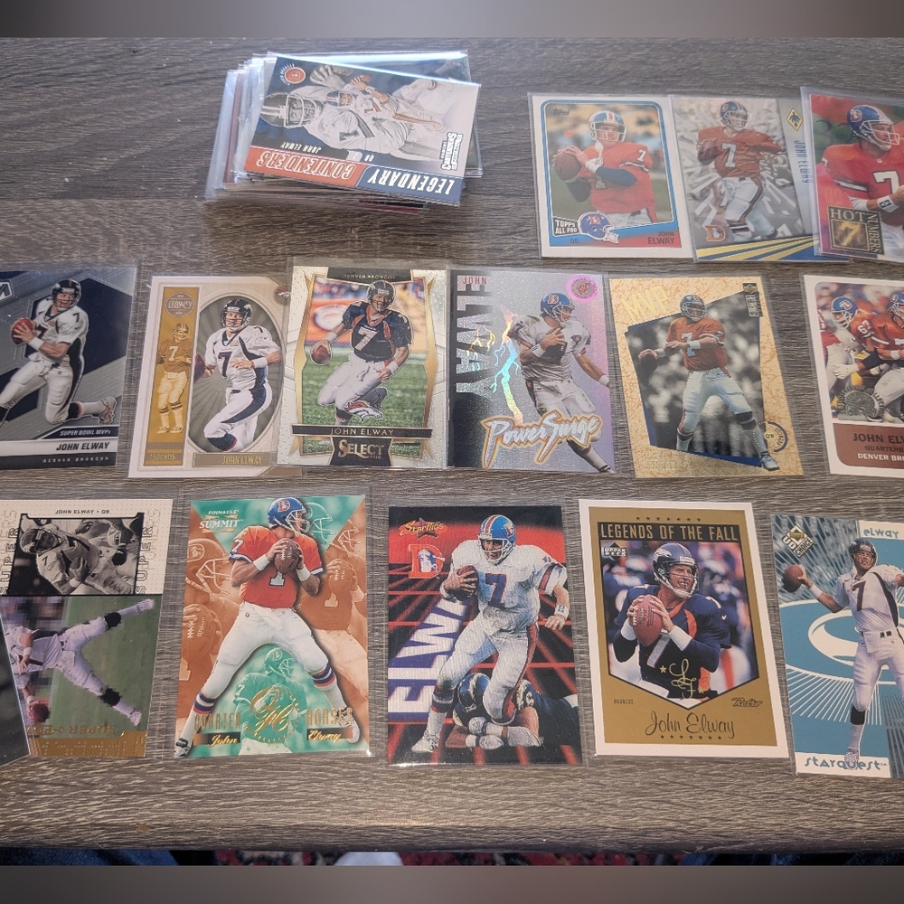John Elway Football Trading Card Collection